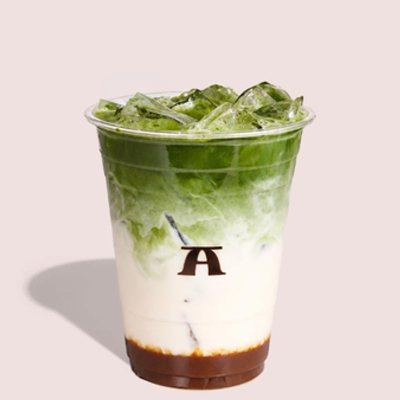 Iced Pumpkin Spice Matcha Latte
