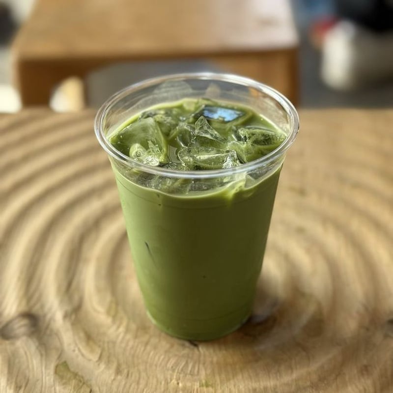 Pandan Coconut Matcha Latte