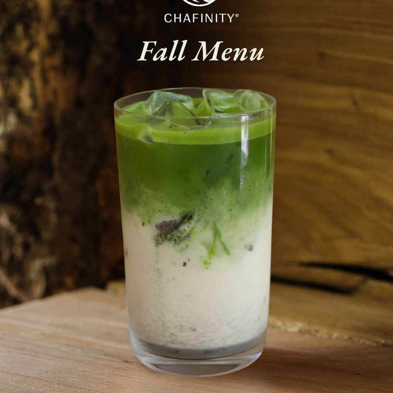 Black Sesame Matcha Latte