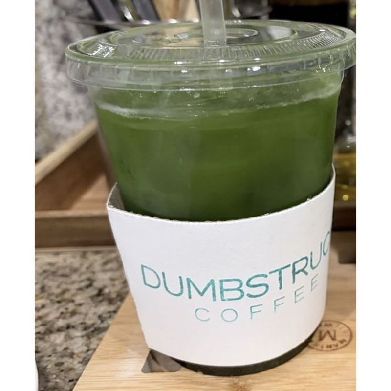 Yuzu Sparkling with Matcha Shot