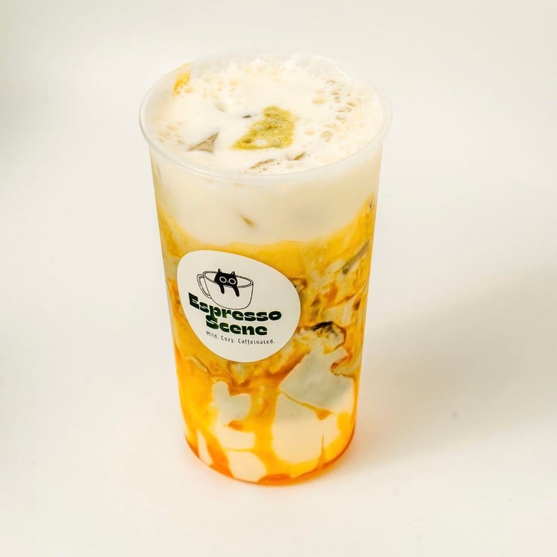 Green Matcha Passion Fruit (Iced)