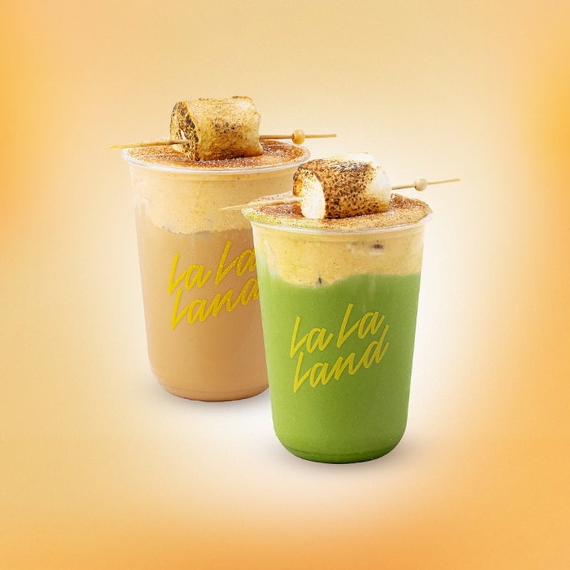 Sweet Potato Cloud Latte by Keith Lee (Matcha)