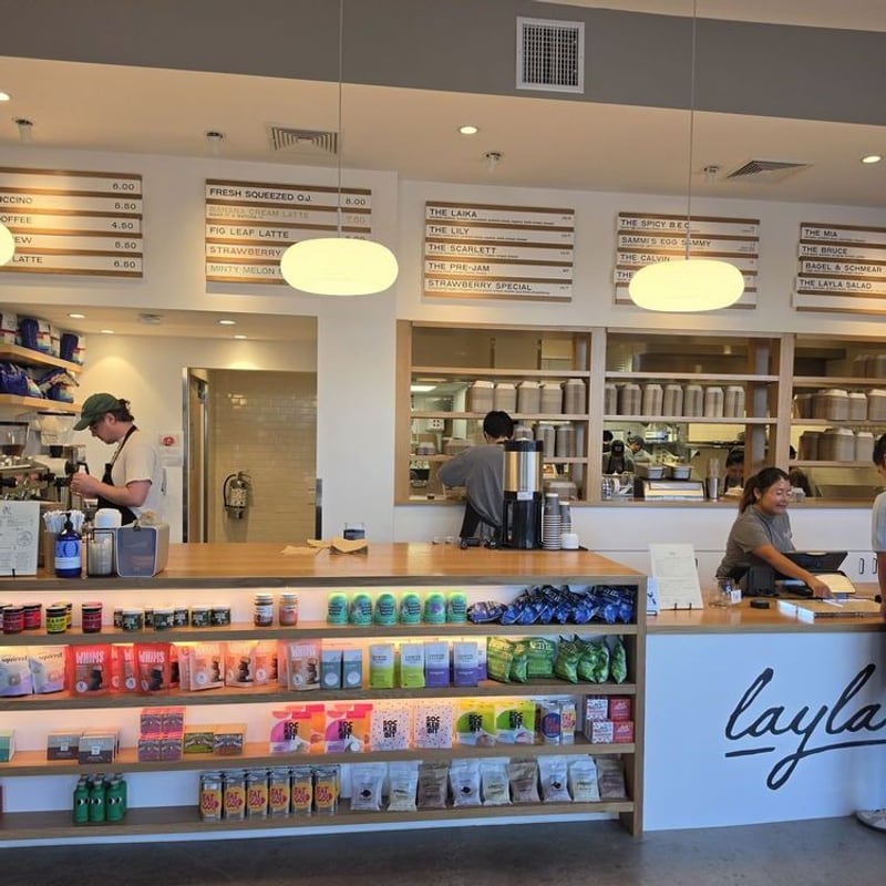 Matcha from Layla Bagels