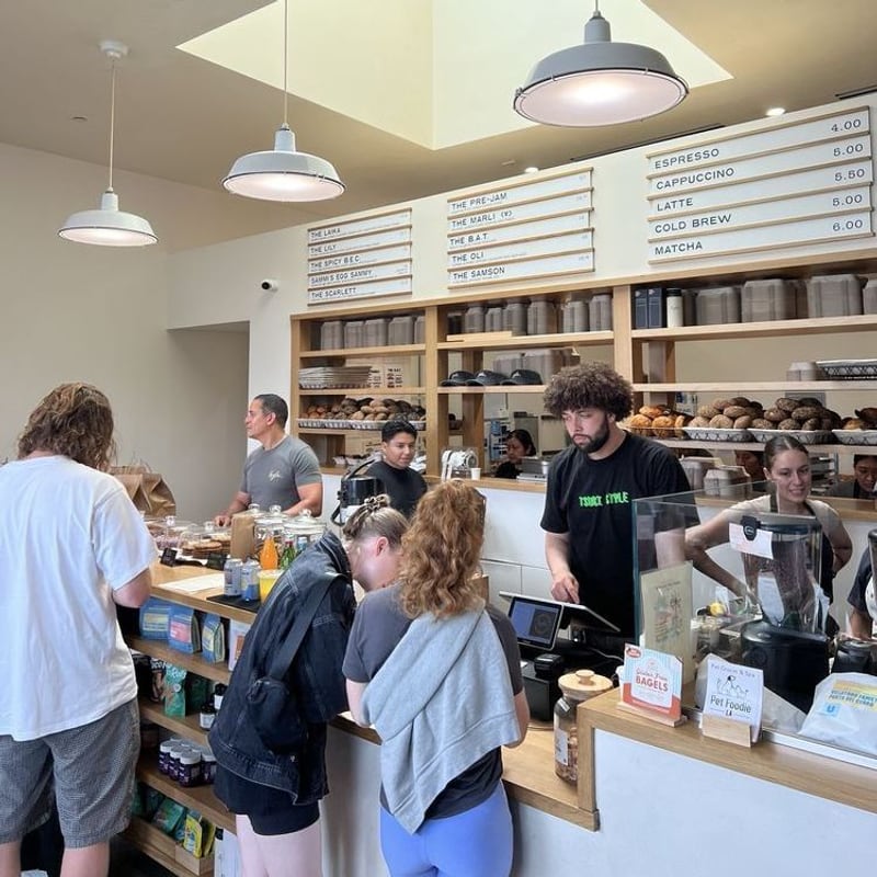 Matcha from Layla Bagels