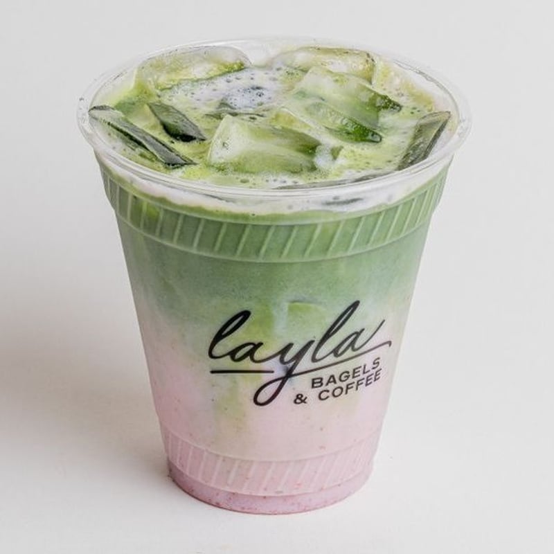 Strawberry Matcha Latte