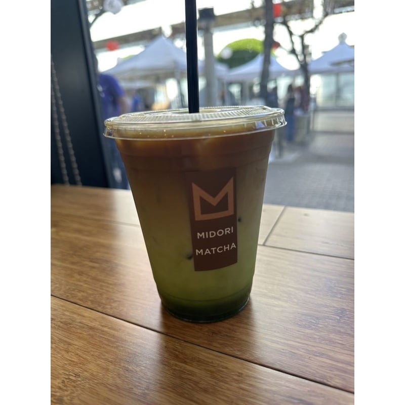 Dirty Matcha Latte