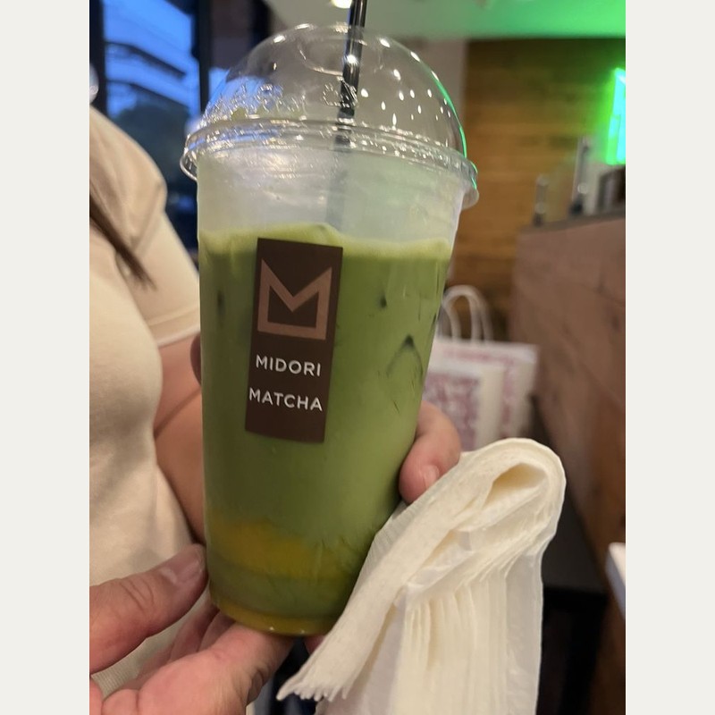 Mango Coconut Matcha Latte