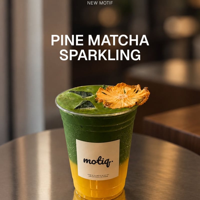 Pine Matcha Sparkling