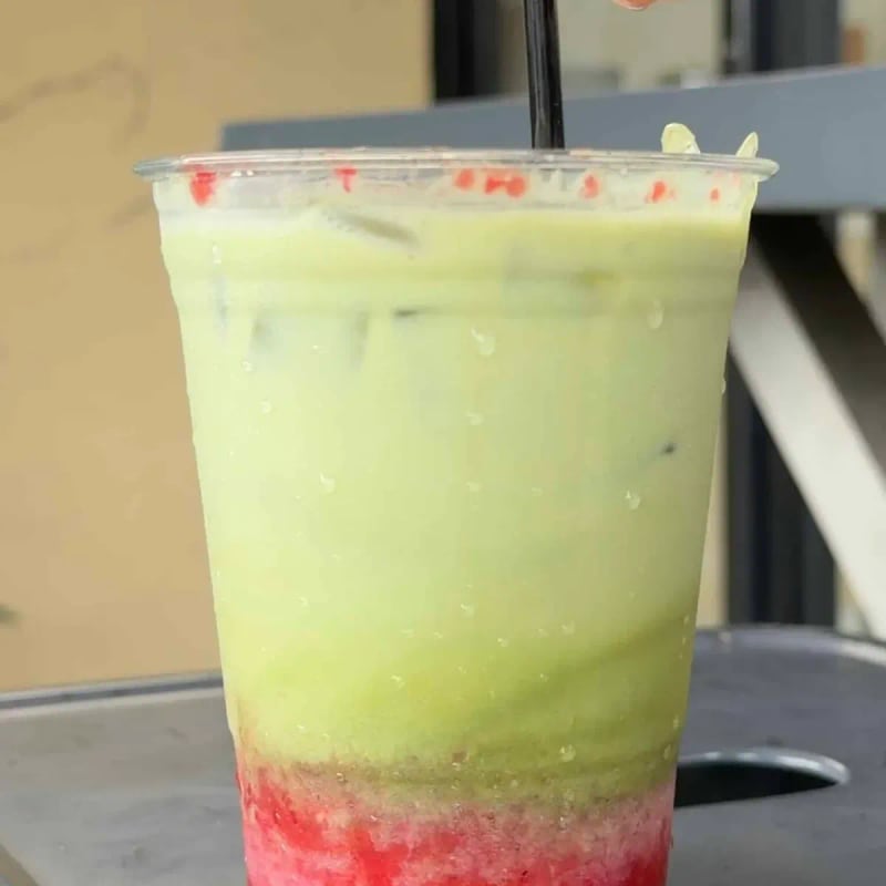 Strawberry Matcha Latte