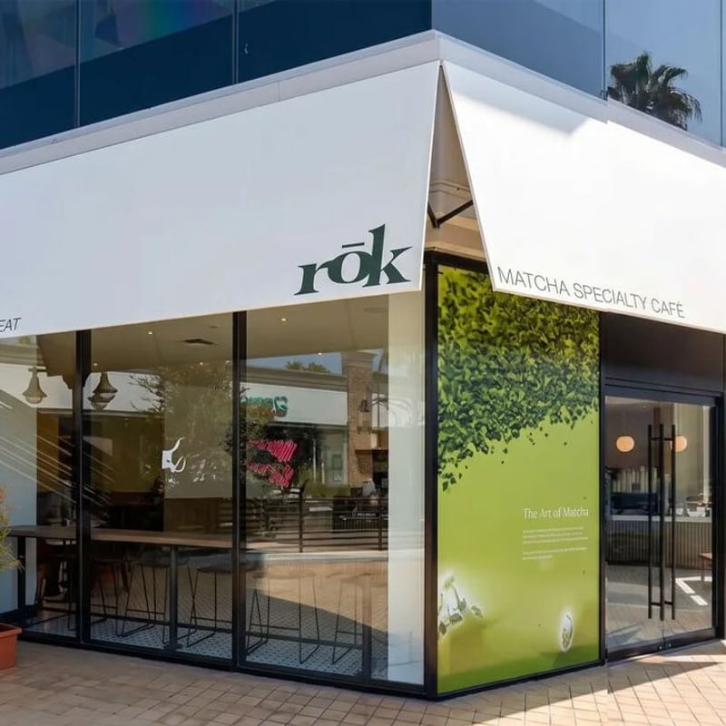 Matcha from rok coffee and tea