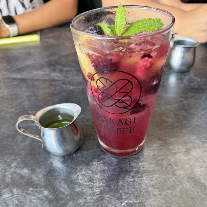 Matcha Fruit Soda
