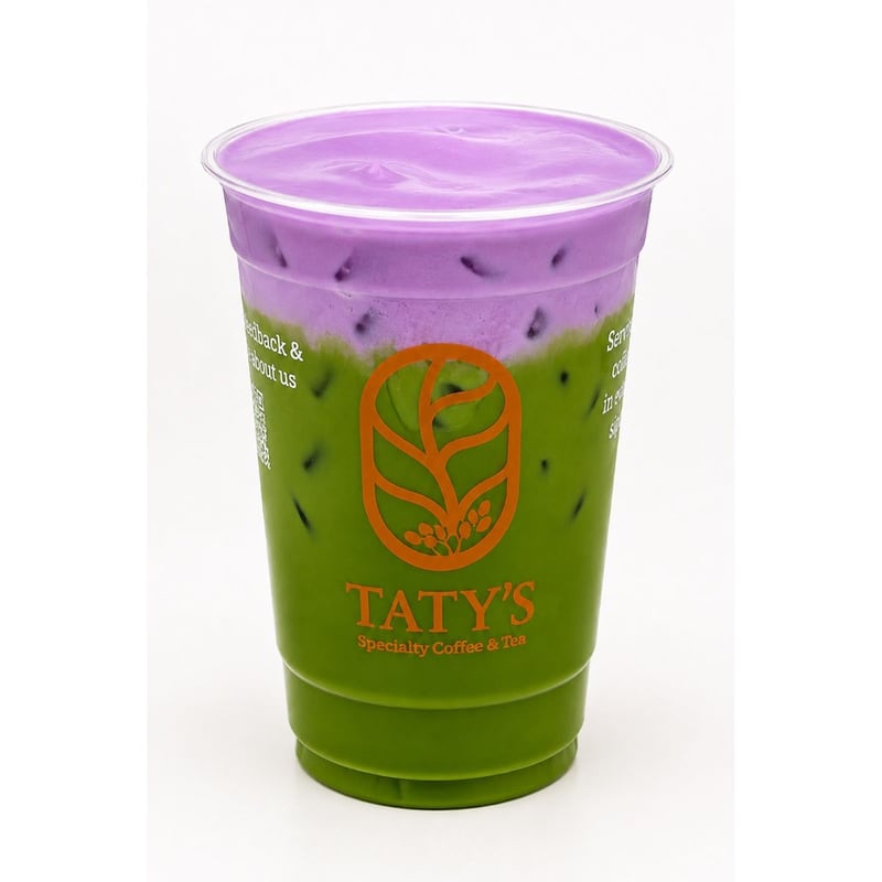 Ube Matcha Latte