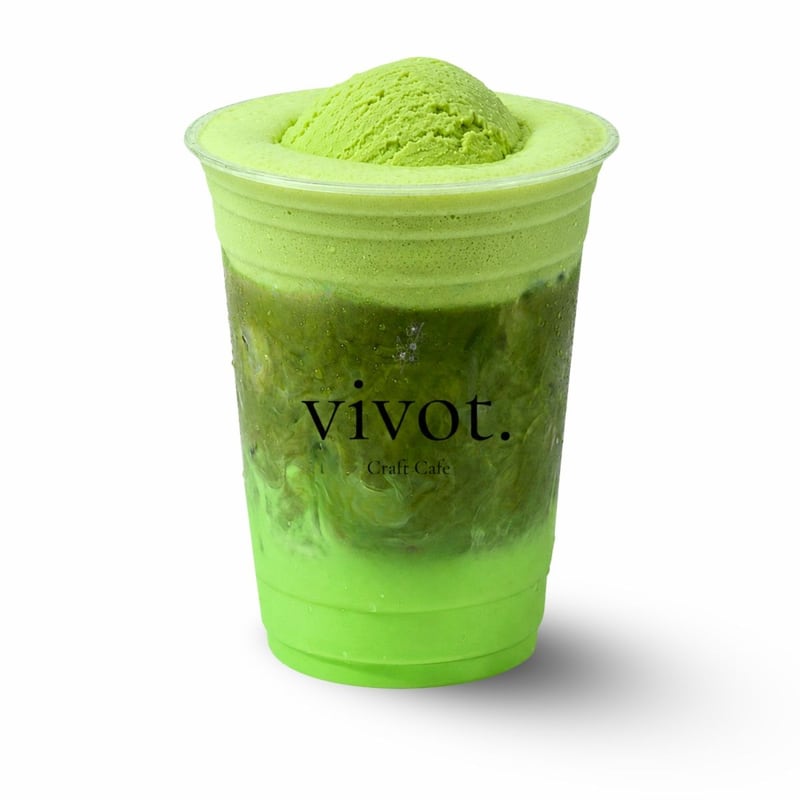 Triple Pandan Matcha Latte