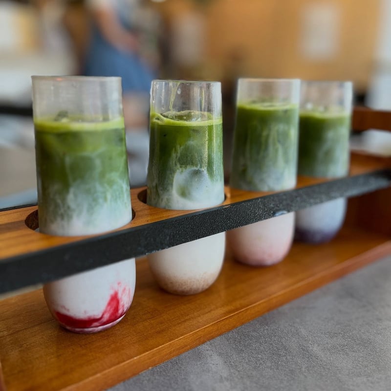 Fruit Matcha Flight